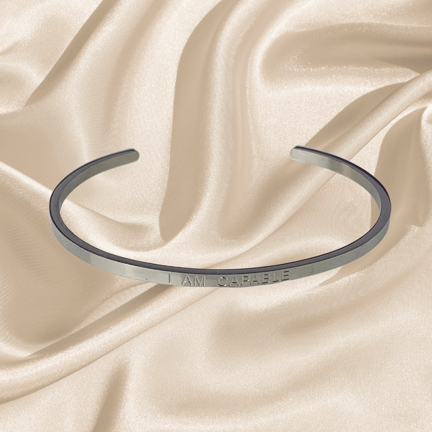 "I am capable" Affirmation Bangle