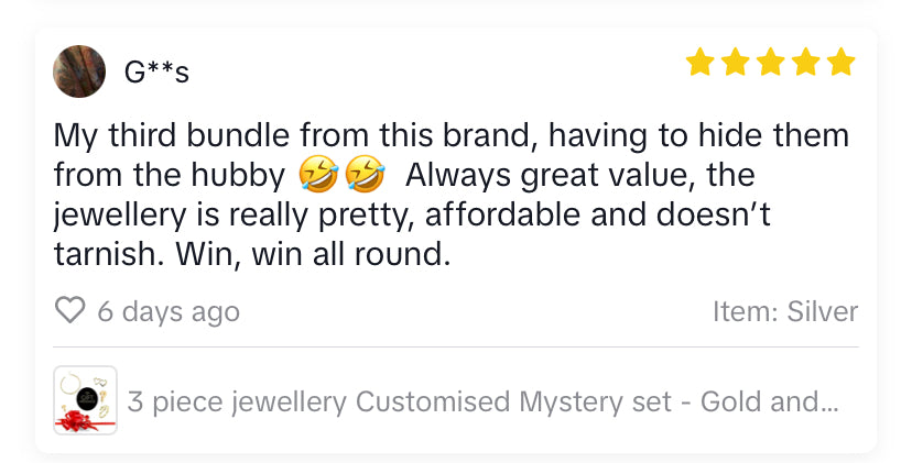 Three Piece Jewellery Bundles
