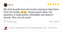 Three Piece Jewellery Bundles