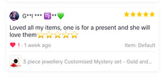 Three Piece Jewellery Bundles