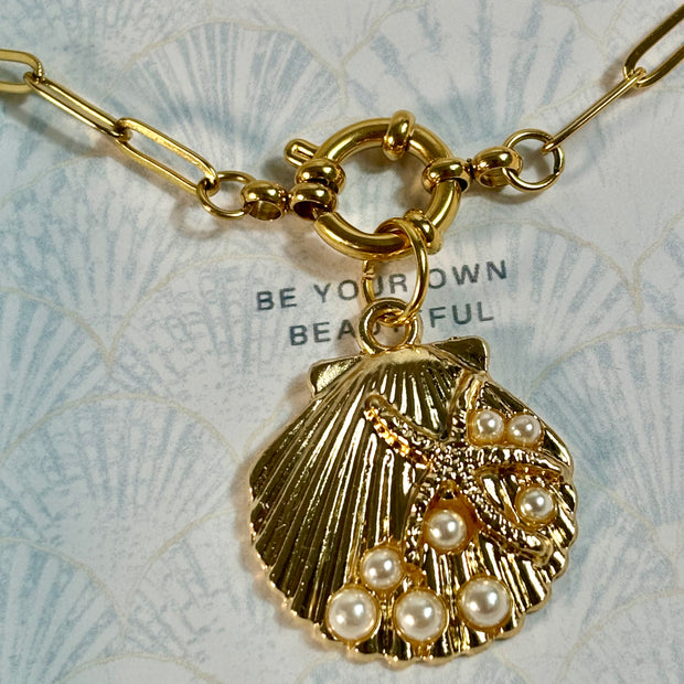 SIREN - Seashell Changeable Charm Necklace