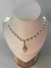 Load image into Gallery viewer, Aphrodite freshwater Pearl Shell Charm Choker Necklace
