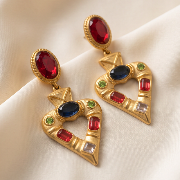 Ravello Heart Earrings