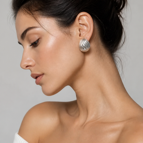 Silver Sands Stud Earrings