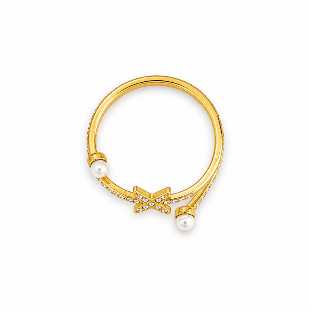 Dewey Pearl Star ring