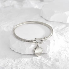 Load image into Gallery viewer, Lara Heart Bangle
