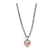 Sophia Sweetheart Tennis Necklace