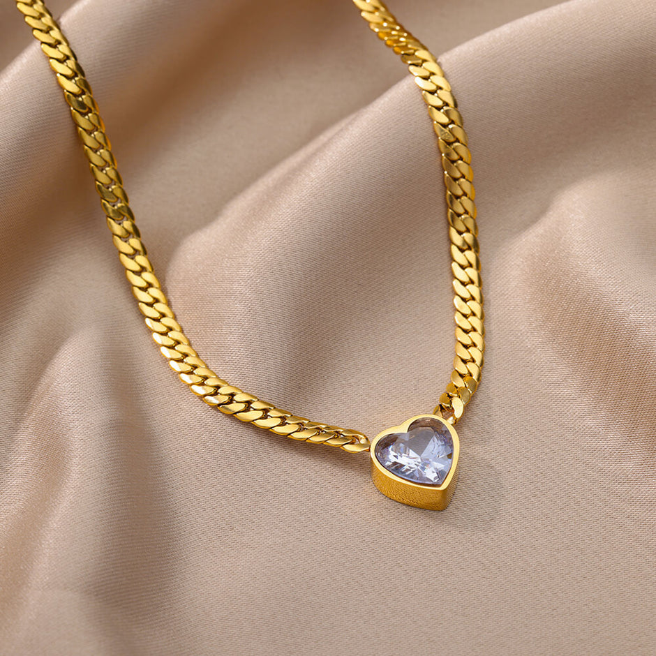 Sweet Sage Heart Necklace