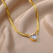 Load image into Gallery viewer, Sweet Sage Heart Necklace
