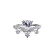 Madame Moissanite ring