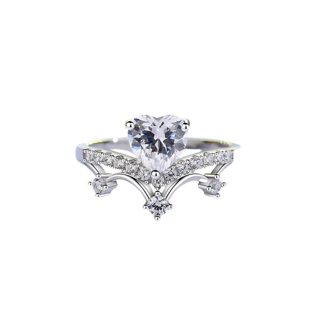 Madame Moissanite ring