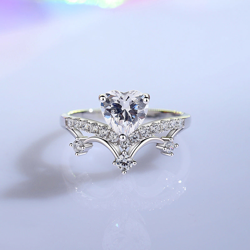 Madame Moissanite ring