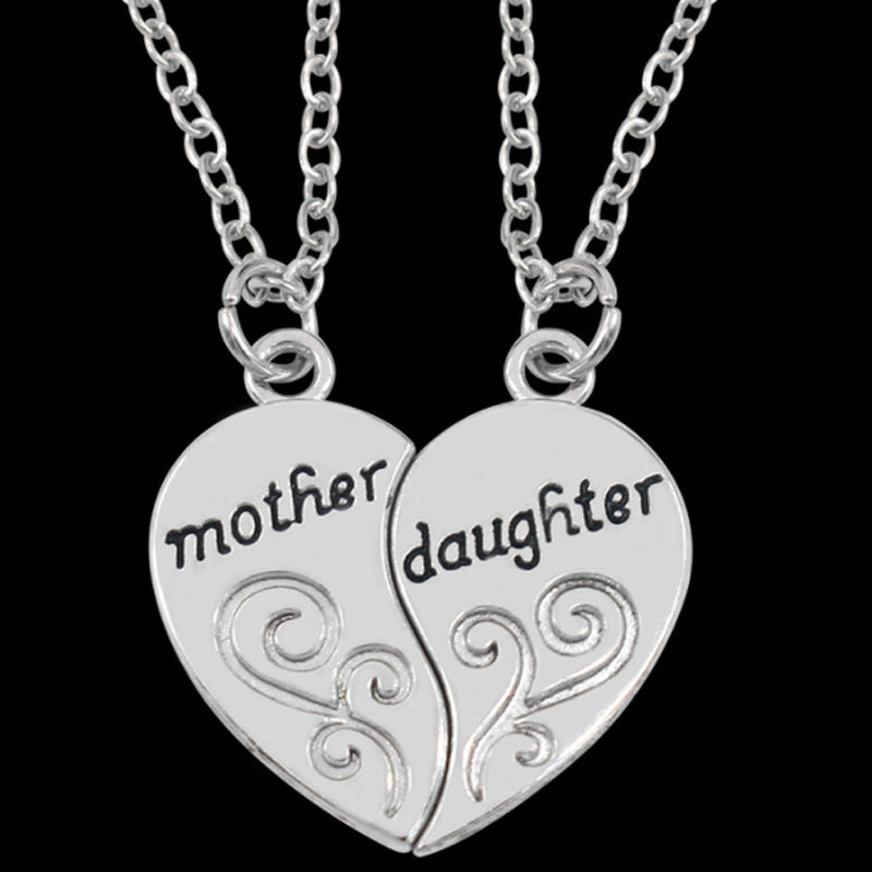 Mother daughter necklace