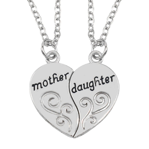 Mother daughter necklace
