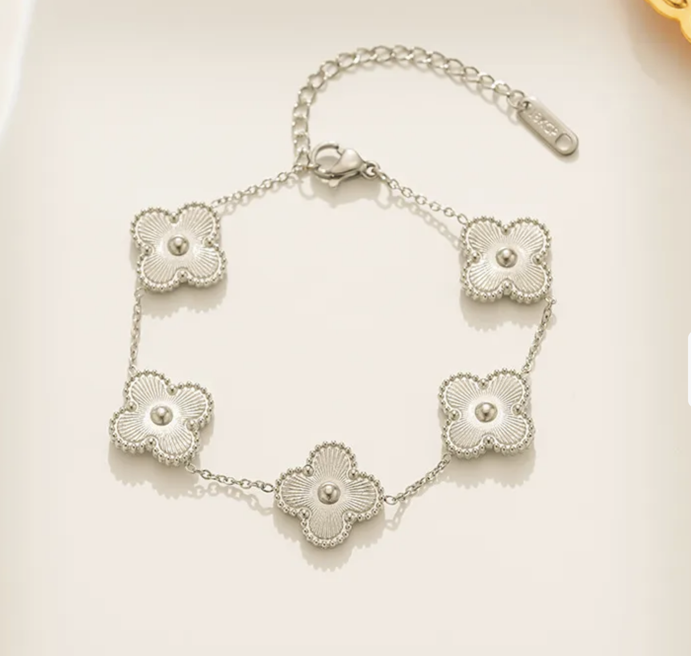 Summer clover Bracelet - Stainless steel