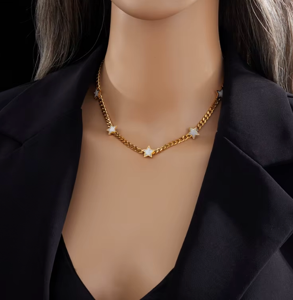 All Stars Necklace - 18K Gold necklace