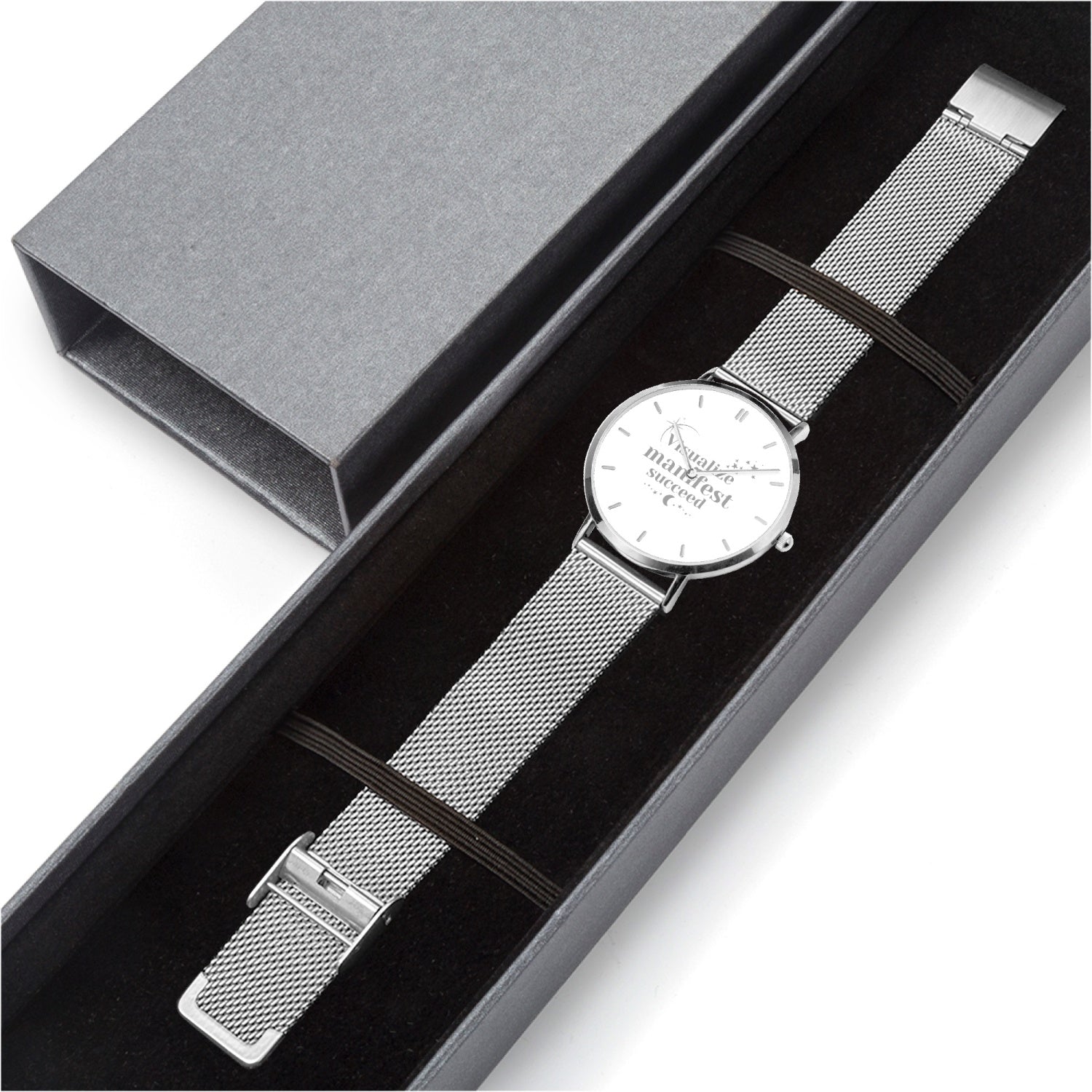 Manifestation Silver Quartz Watch