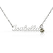 Custom Name Necklace with Birthstone Charm – Personalised Gift for Her