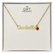 Custom Name Necklace with Birthstone Charm – Personalised Gift for Her