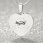 I am Myself, Silver  Affirmation Necklace