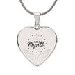 I am Myself, Silver  Affirmation Necklace