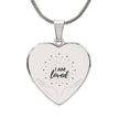 I am Loved Gold Affirmation Pendant, Snake Chain,