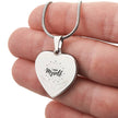 I am Myself, Silver  Affirmation Necklace