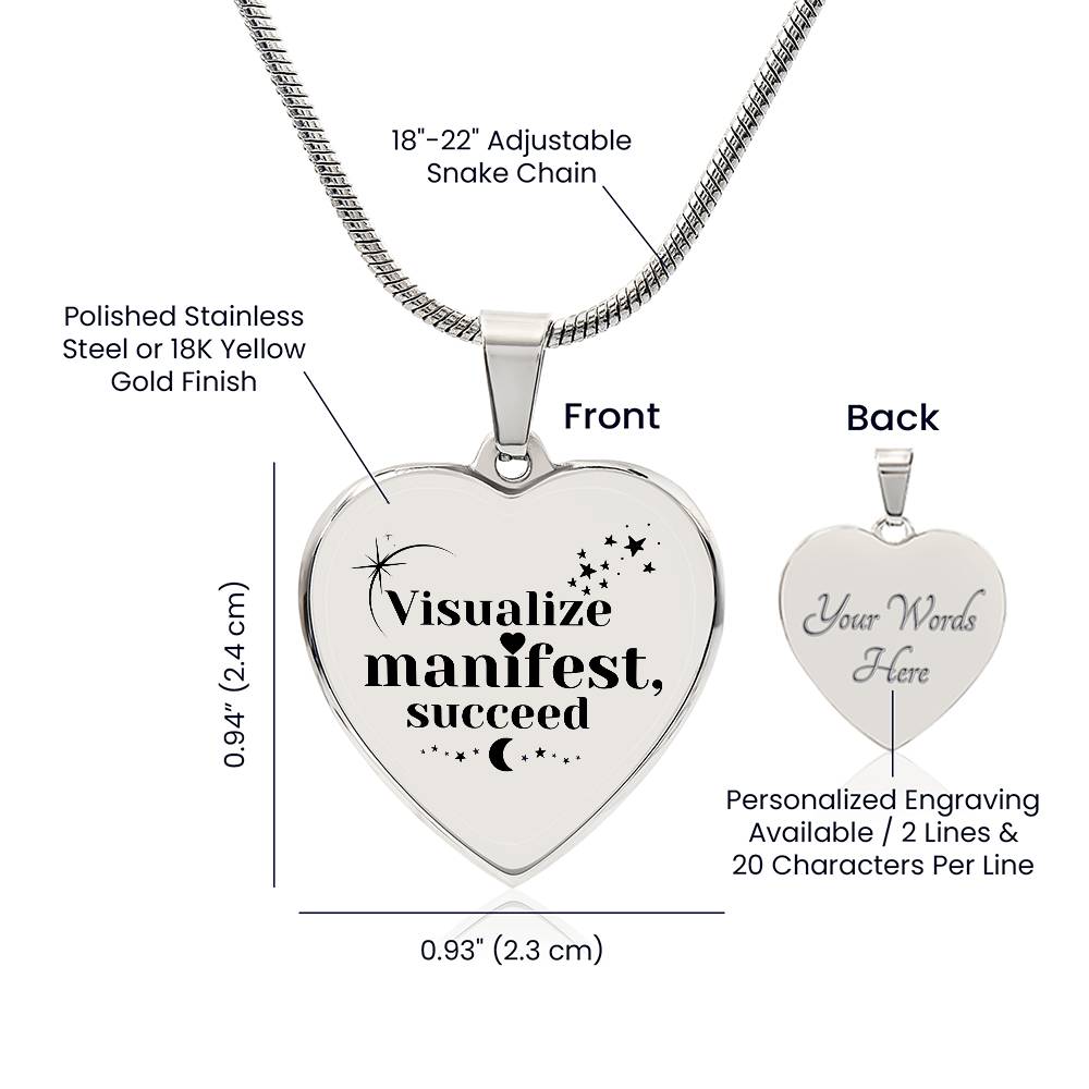 Visualize Manifestation pendant