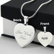 I am Myself, Silver  Affirmation Necklace