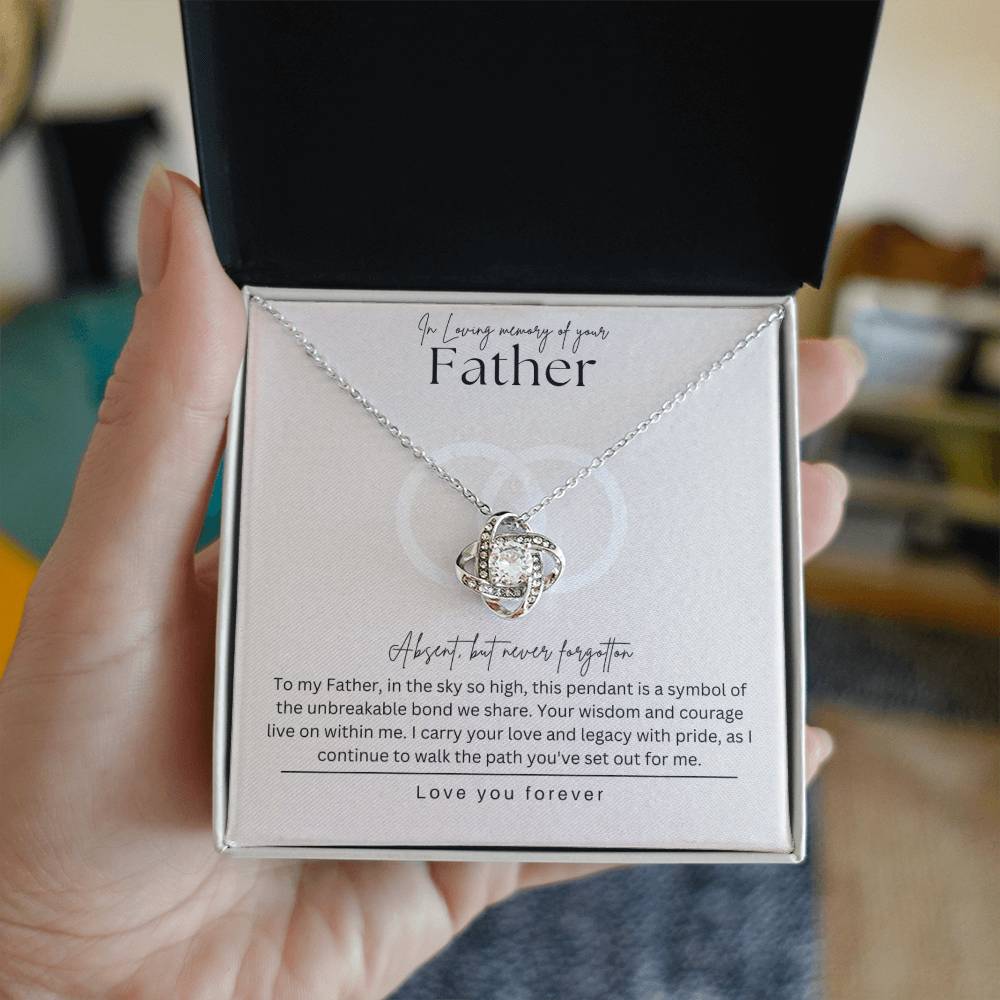 Loss of father necklace