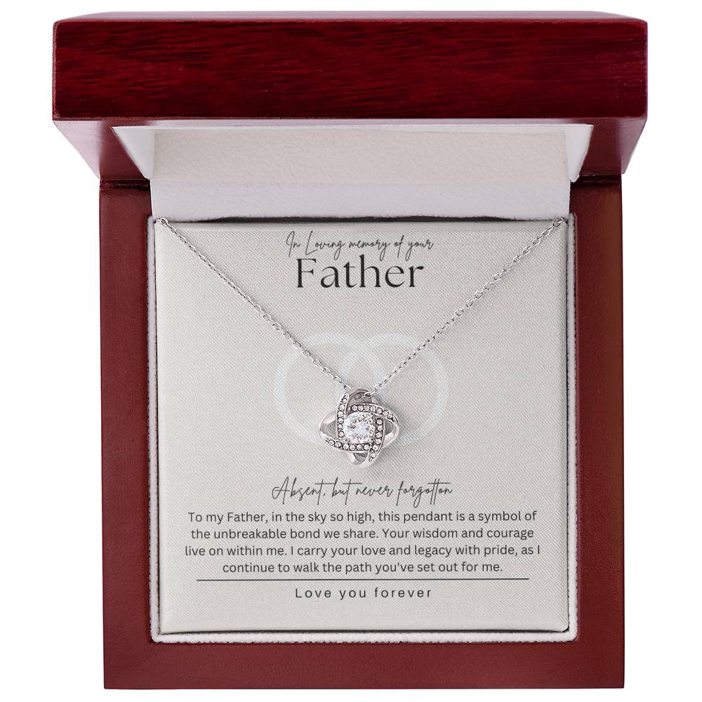 Loss of father necklace