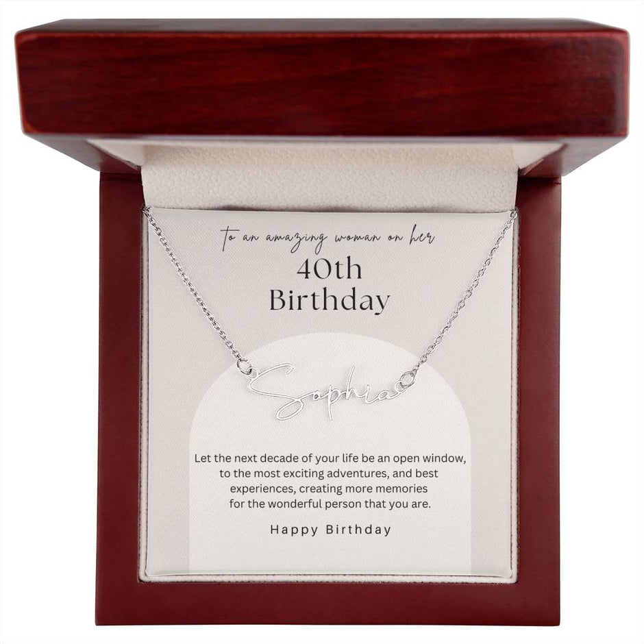 Next Chapter Name Necklace