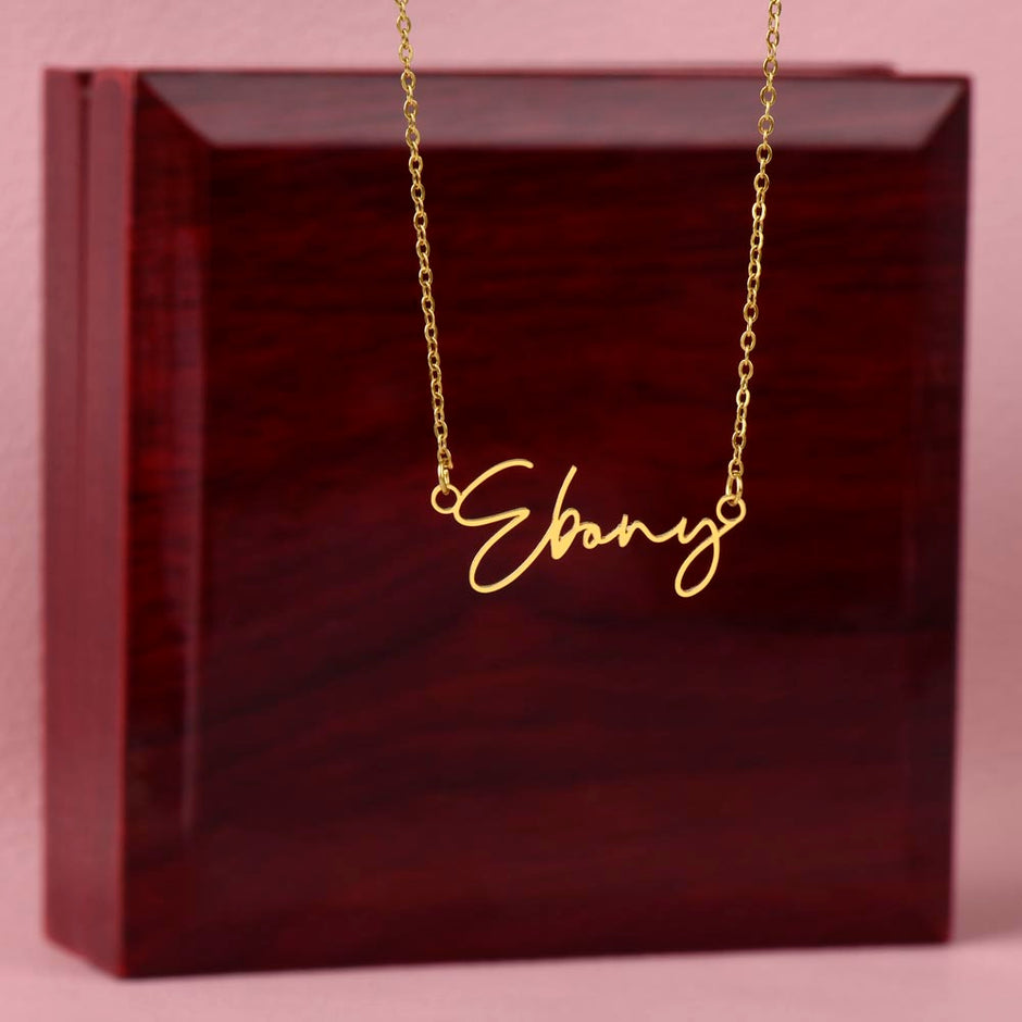 Next Chapter Name Necklace