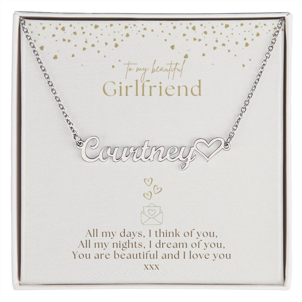 Alice - Girlfriend Name Necklace