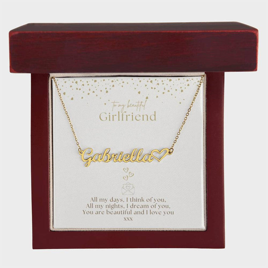 Girlfriend Name Necklace