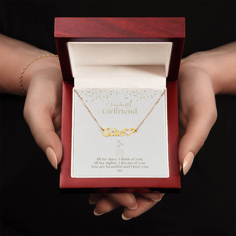 Girlfriend Name Necklace