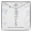 Birth month Celestial Name Necklace (Silver)