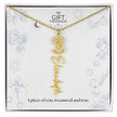 Birth month Celestial Name Necklace (Silver)