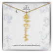 Birth month Celestial Name Necklace (Silver)