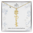 Birth month Celestial Name Necklace (Silver)