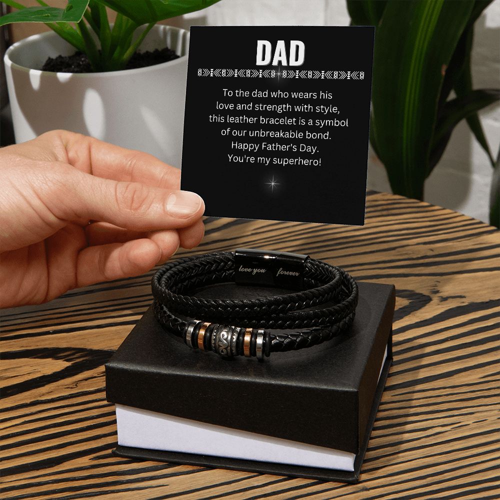 Fathers Day Superhero Bracelet