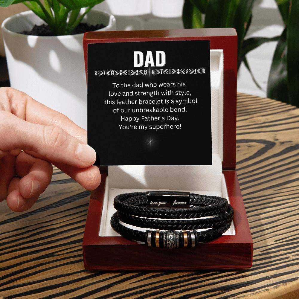 Fathers Day Superhero Bracelet