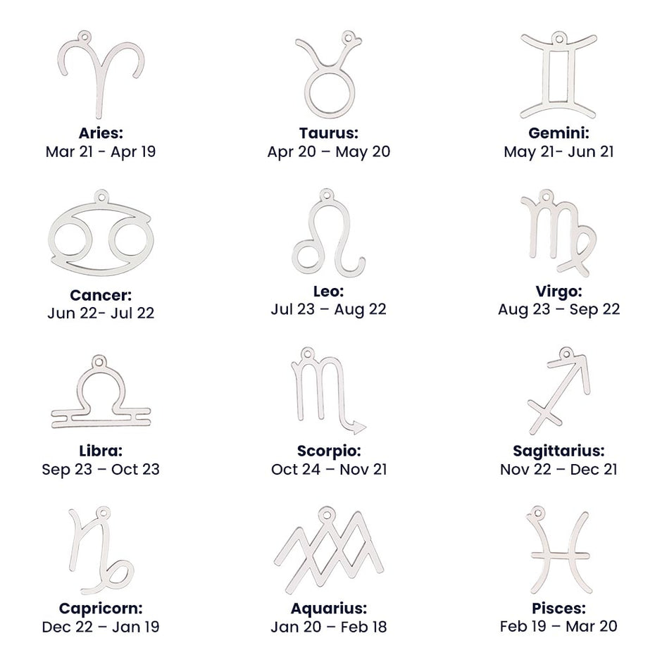 Aquarius Zodiac Necklace