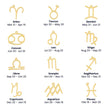 Aquarius Zodiac Necklace
