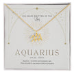 Aquarius Zodiac Necklace