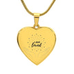 I am Loved Gold Affirmation Pendant