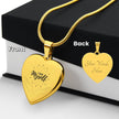 I am Myself, Silver  Affirmation Necklace
