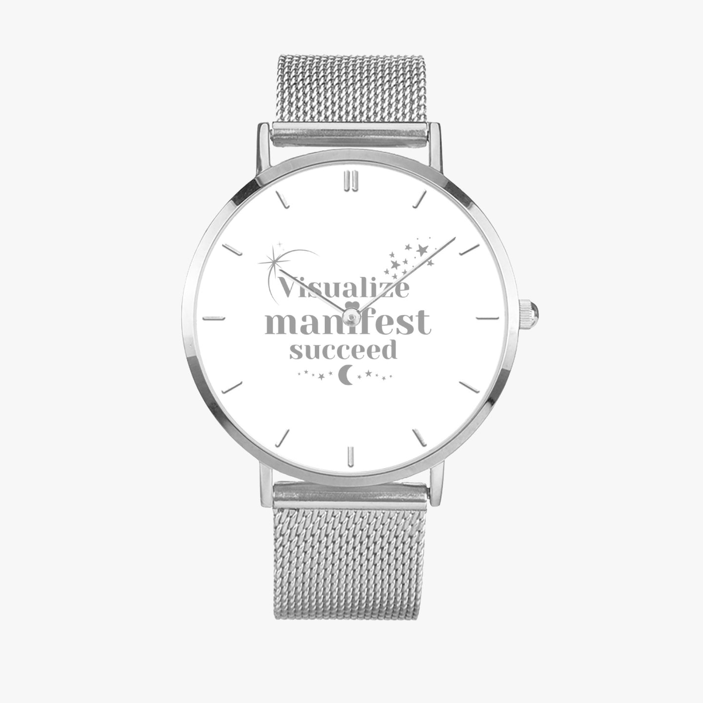 Manifestation Silver Quartz Watch