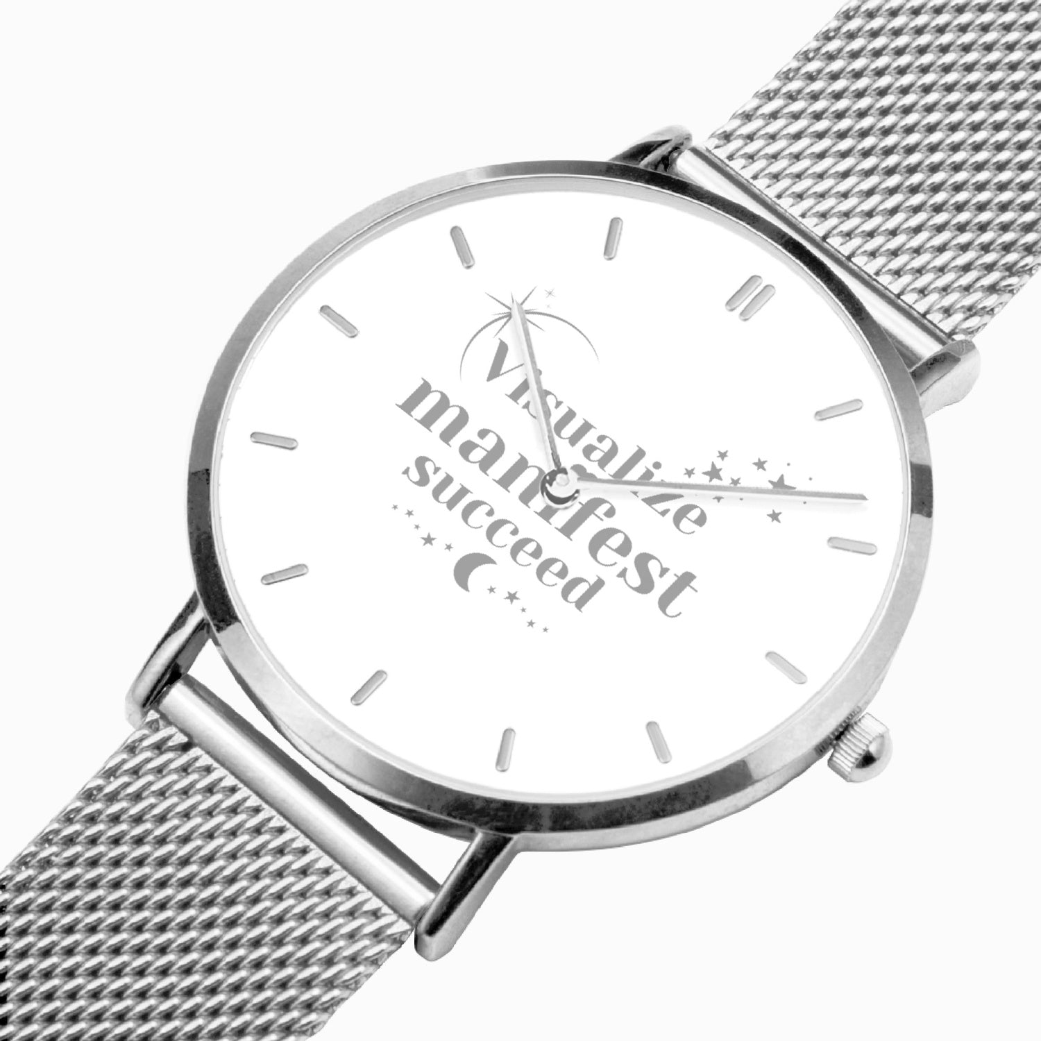 Manifestation Silver Quartz Watch