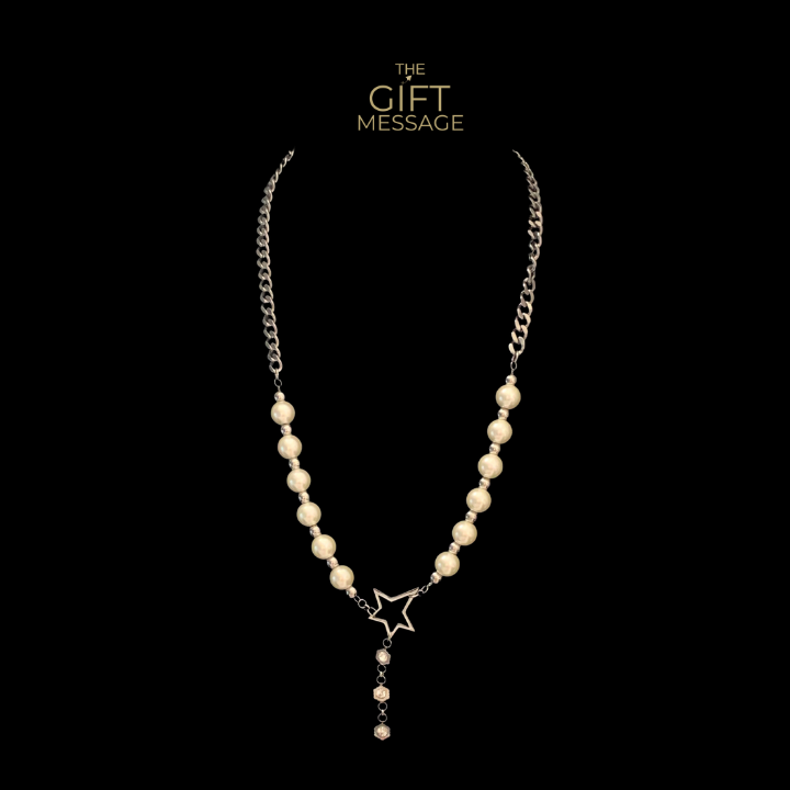 Midnight Lumina Pearl necklace